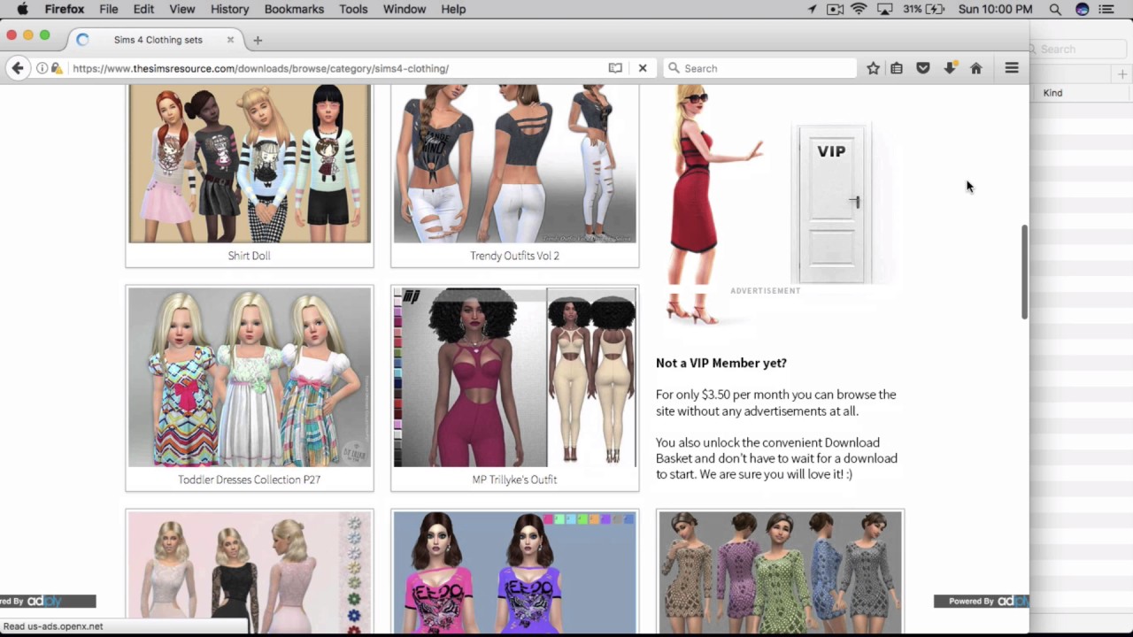 how to download sims 4 custom content on mac
